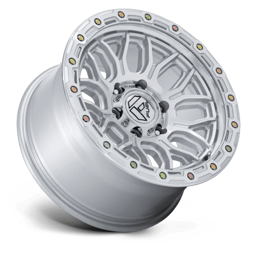Fuel Off-Road D881 20X9 Gloss Silver W/ Machined Face 6x135 +20mm