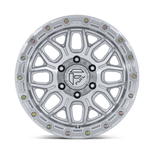 Fuel Off-Road Aluminum Wheels 20X10 Surge FC881 Gloss Silver W/ Machined Face