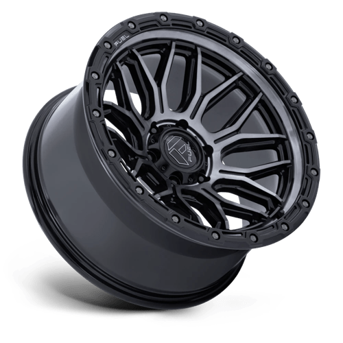 Fuel Off-Road D881 20X9 Gloss Black Machined W/ Gray Tint 6x139.7 +1mm