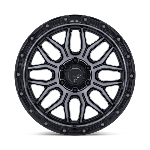 Fuel Off-Road Aluminum Wheels 17X9 Surge FC881 Gloss Black Machined W/ Gray Tint