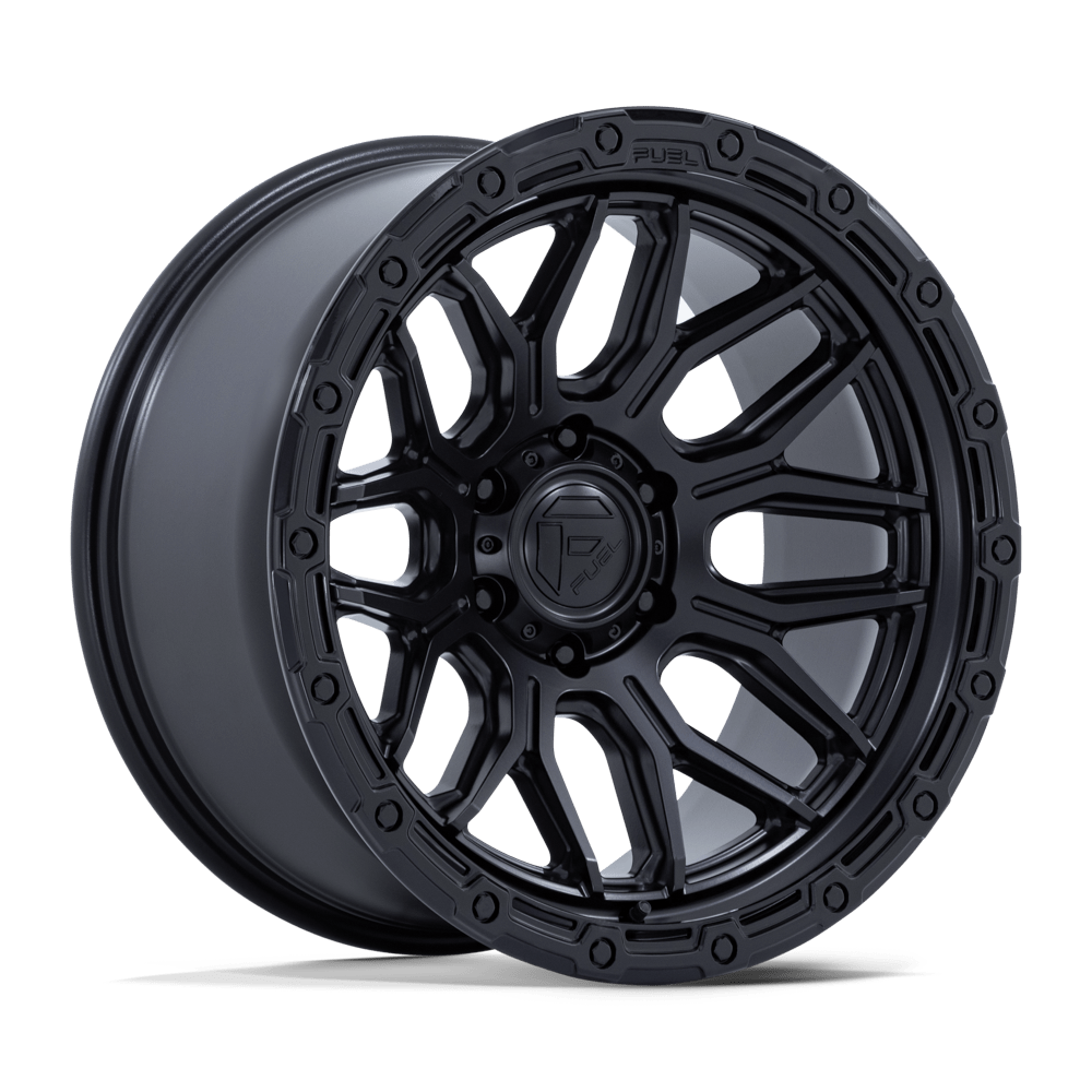 Fuel Off-Road Aluminum Wheels 17X9 Surge FC881 Matte Black W/ Gloss Black Lip