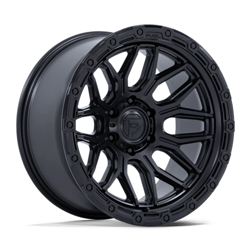 Fuel Off-Road Aluminum Wheels 17X9 Surge FC881 Matte Black W/ Gloss Black Lip