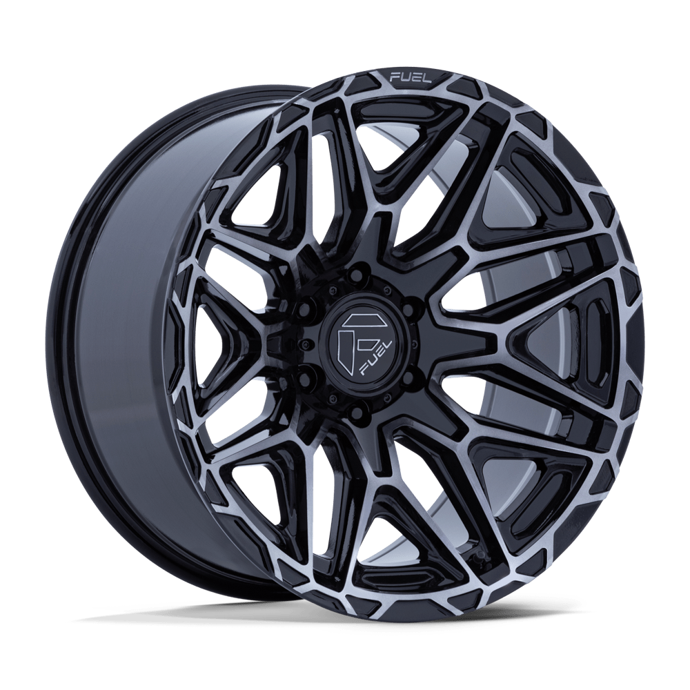 Fuel Off-Road D885 22X9 Gloss Black W/ Machined Dark Tint Face 8x180 +1mm