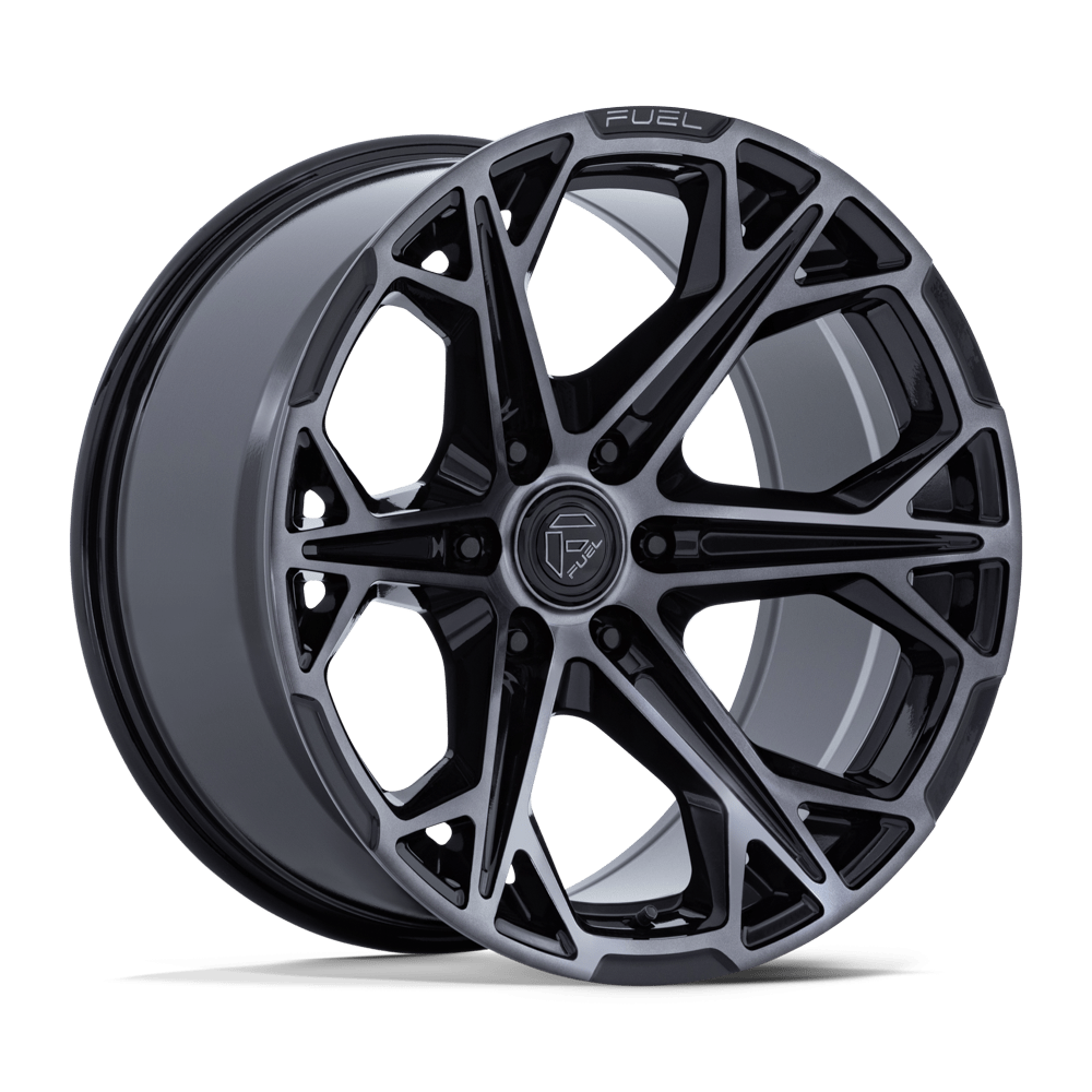 Fuel Off-Road D886 20X10 Gloss Black Dark Tinted Clear 6x135 -18mm