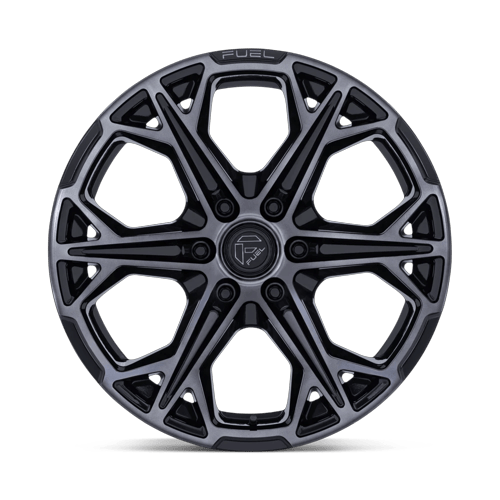 Fuel Off-Road D886 20X9 Gloss Black Dark Tinted Clear 6x139.7 +20mm