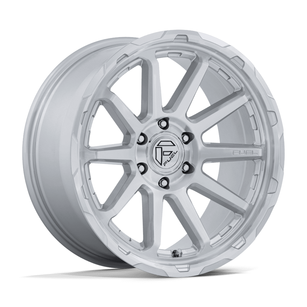 Fuel Off-Road D887 18X9 Gloss Silver W/ Machined Face 5x127 +1mm