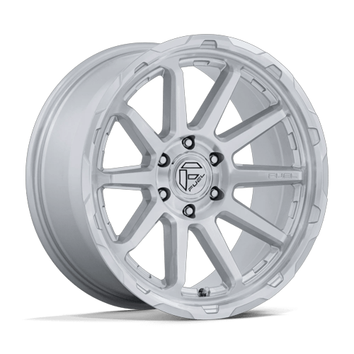 Fuel Off-Road Aluminum Wheels 20X9 Circuit FC887 Gloss Silver W/ Machined Face