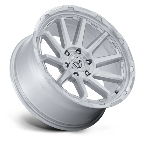 Fuel Off-Road Aluminum Wheels 20X10 Circuit FC887 Gloss Silver W/ Machined Face