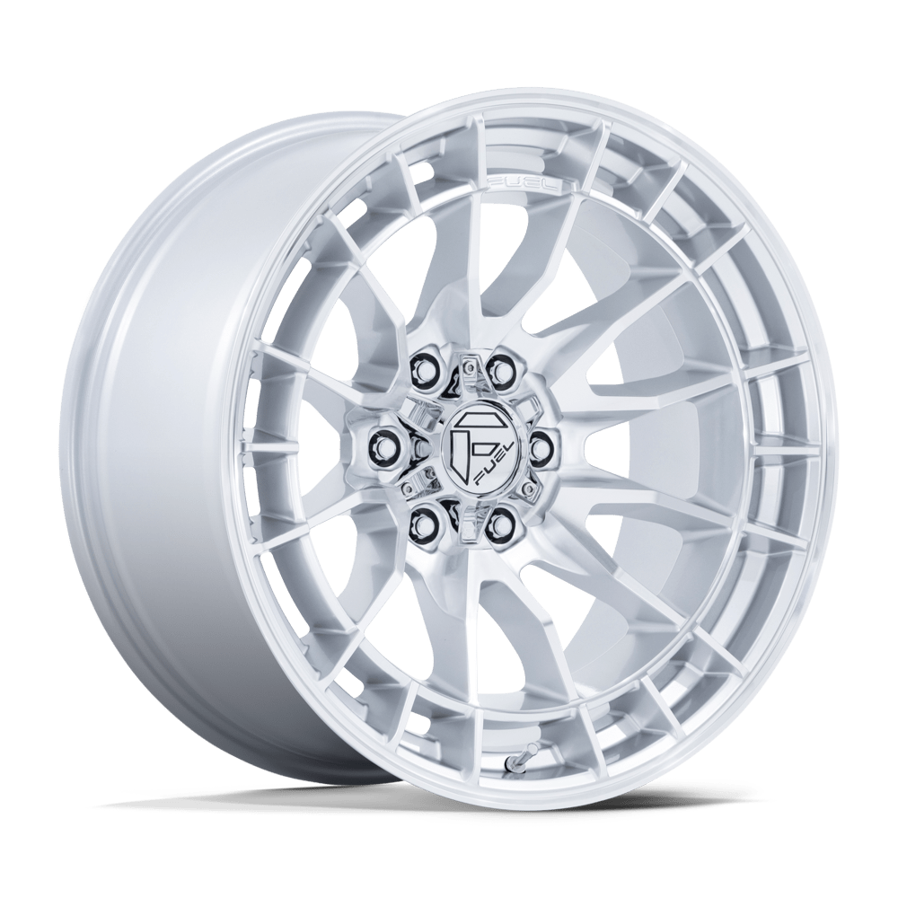 Fuel Off-Road Aluminum Wheels 20X10 Revolt FC888 Hyper Silver W/ Machined Face
