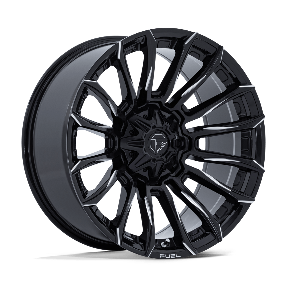 Fuel Off-Road Aluminum Wheels 22X10 Blade FC889 Gloss Black Milled