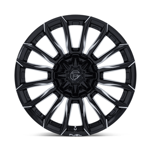 Fuel Off-Road D889 22X9 Gloss Black Milled 6x135/5.5 +1mm