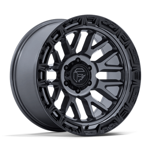 Fuel Off-Road Aluminum Wheels 17X9 Rail FC890 Gloss Gunmetal W/ Gloss Black Lip