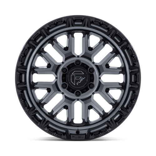 Fuel Off-Road D890 20X9 Gloss Gunmetal W/ Gloss Black Lip 6x139.7 +1mm