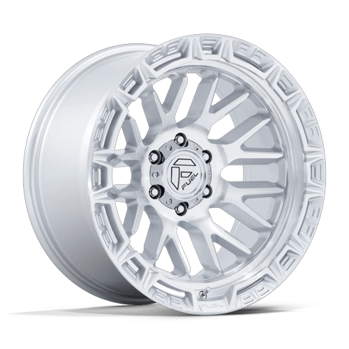 Fuel Off-Road Aluminum Wheels 17X9 Rail FC890 Gloss Silver W/ Machined Face