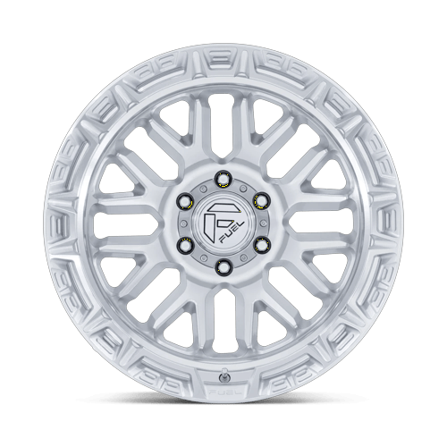 Fuel Off-Road Aluminum Wheels 20X9 Rail FC890 Gloss Silver W/ Machined Face