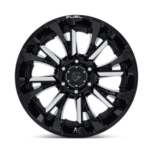 Fuel Off-Road D895 20X9 Gloss Black Milled 6x139.7 +1mm
