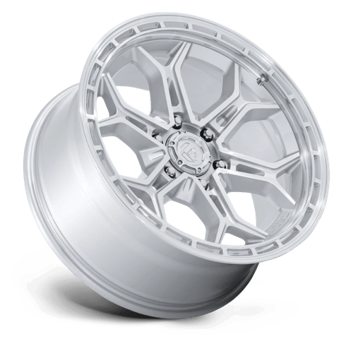 Fuel Off-Road D896 20X9 Gloss Silver W/ Machined Face 6x135 +20mm
