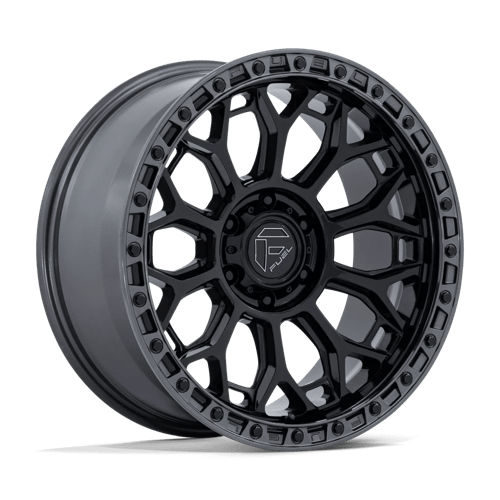 Fuel Off-Road Aluminum Wheels 20X9 Talon FC901 Gloss Black W/ Gloss Gunmetal Lip