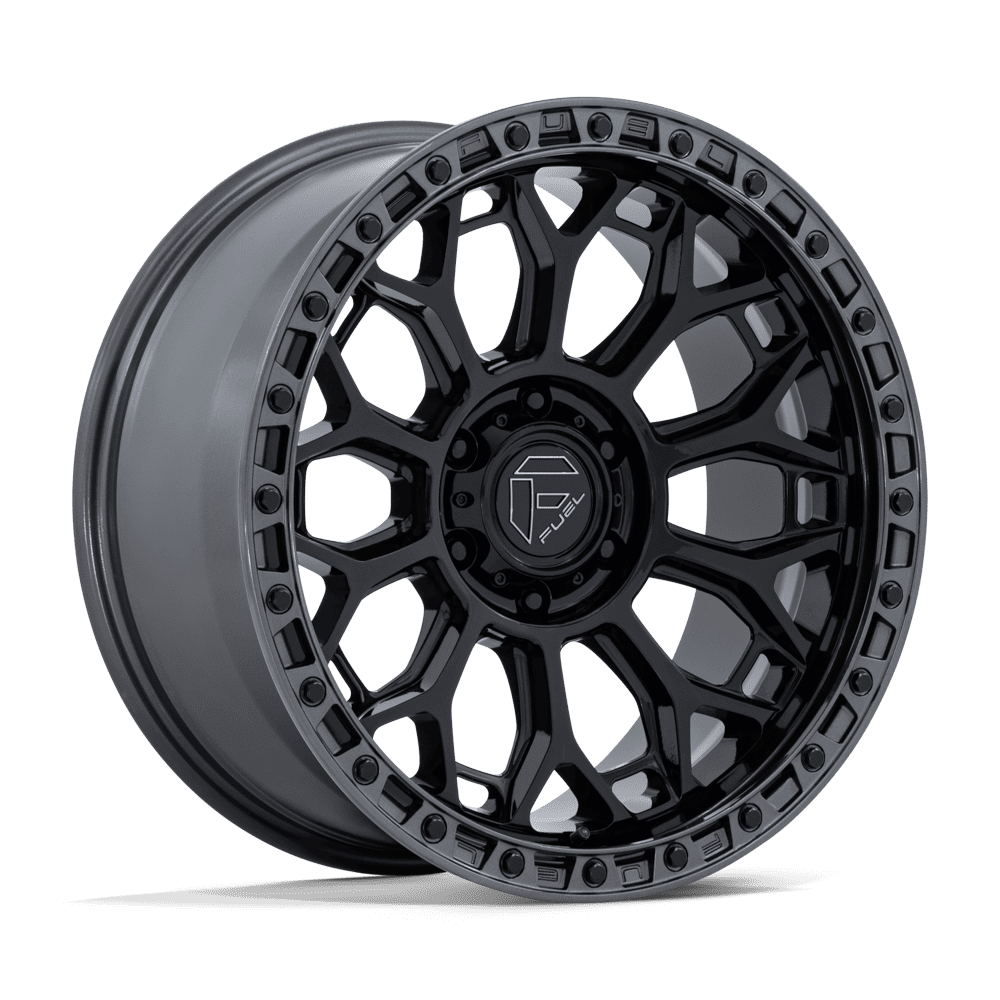 Fuel Off-Road D901 17X9 Gloss Black W/ Gloss Gunmetal Lip 5x127 +1mm