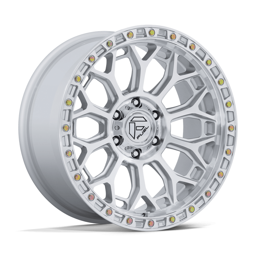 Fuel Off-Road D901 17X9 Gloss Silver W/ Machined Face 5x127 +1mm