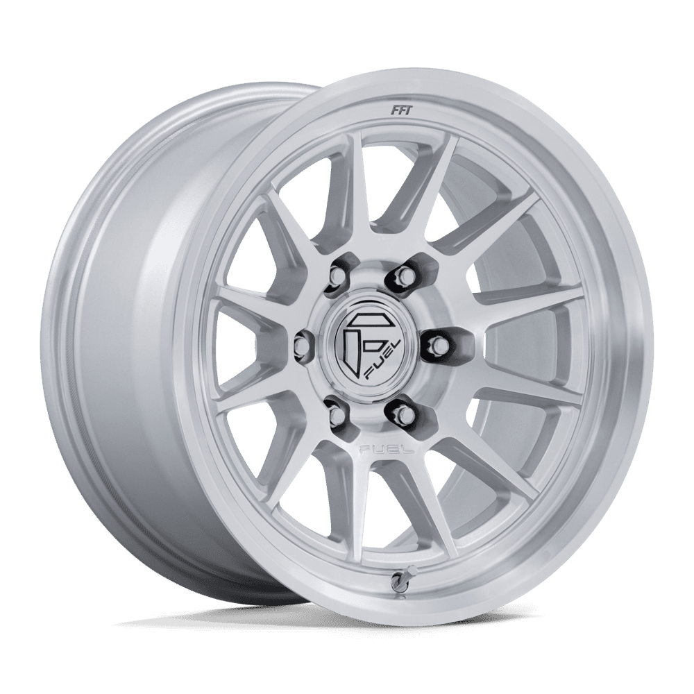 Fuel Off-Road Aluminum Wheels 17X9 Spur FC902 Gloss Silver W/ Machined Face