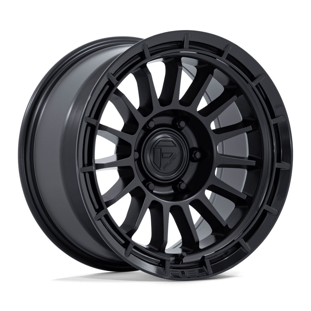 Fuel Off-Road Aluminum Wheels 20X9 Ascend FC905 Matte Black W/ Gloss Black Lip