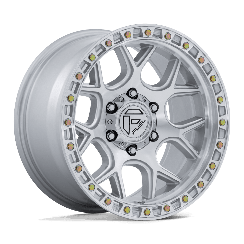 Fuel Off-Road D908 17X9 Gloss Silver W/ Machined Face 6x139.7 -12mm