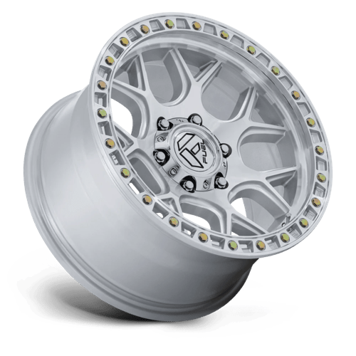 Fuel Off-Road Aluminum Wheels 17X9 Puma FC908 Gloss Silver W/ Machined Face