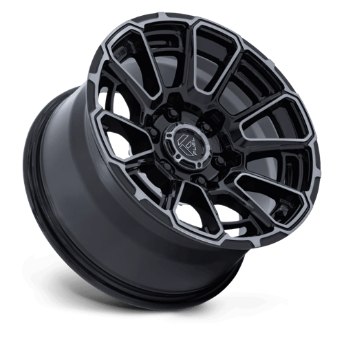 Fuel Off-Road Aluminum Wheels 17X9 Foxhound FC910 Gloss Black Dark Tinted Clear