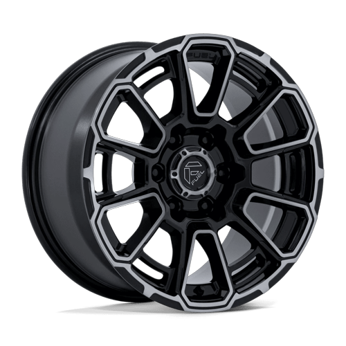 Fuel Off-Road Aluminum Wheels 18X9 Foxhound FC910 Gloss Black Dark Tinted Clear