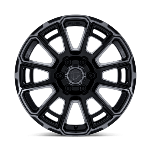 Fuel Off-Road Aluminum Wheels 20X9 Foxhound FC910 Gloss Black Dark Tinted Clear