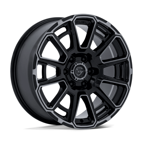 Fuel Off-Road Aluminum Wheels 20X9 Foxhound FC910 Gloss Black Dark Tinted Clear