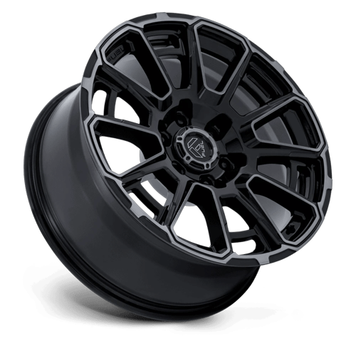 Fuel Off-Road Aluminum Wheels 20X9 Foxhound FC910 Gloss Black Dark Tinted Clear
