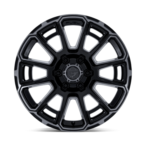 Fuel Off-Road Aluminum Wheels 20X9 Foxhound FC910 Gloss Black Dark Tinted Clear