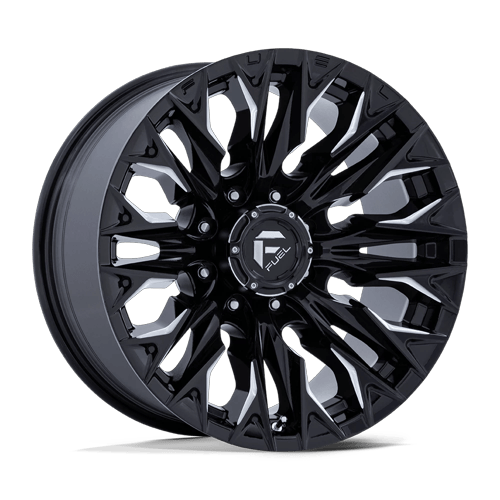 Fuel Off-Road Aluminum Wheels 20X9 Flame D803 Gloss Black Milled