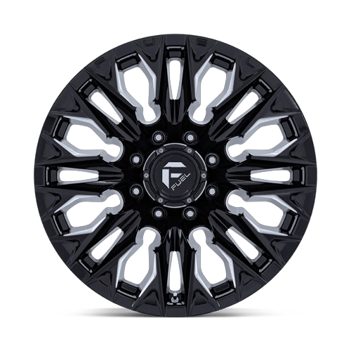 Fuel Off-Road Aluminum Wheels 20X9 Flame D803 Gloss Black Milled