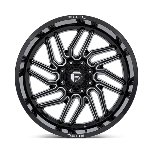 Fuel Off-Road D807 24X12 Gloss Black Milled 8x165.1 -44mm