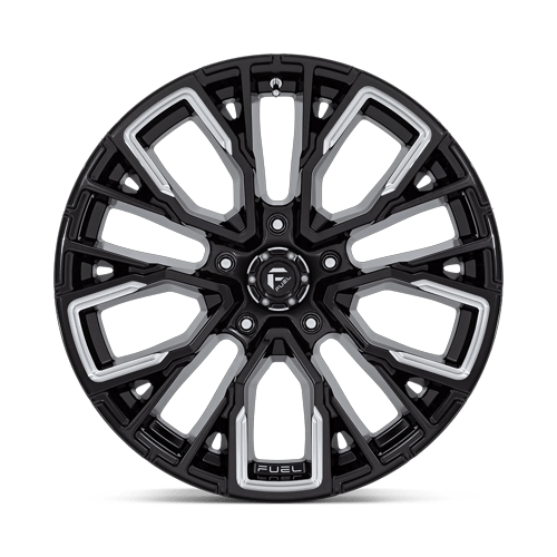 Fuel Off-Road Aluminum Wheels 20X10 Rebar D849 Gloss Black Milled