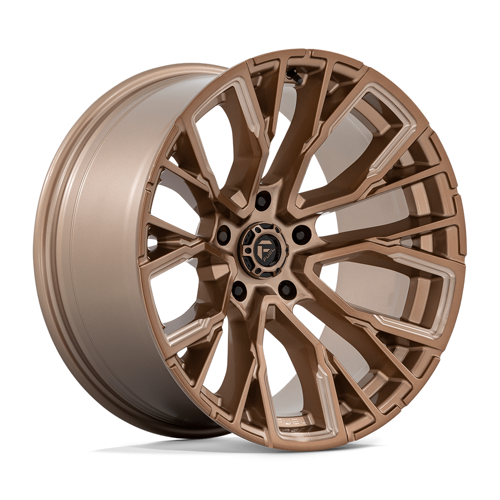 Fuel Off-Road Aluminum Wheels 20X10 Rebar D850 Platinum Bronze Milled