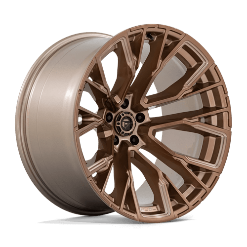 Fuel Off-Road Aluminum Wheels 22X12 Rebar D850 Platinum Bronze Milled