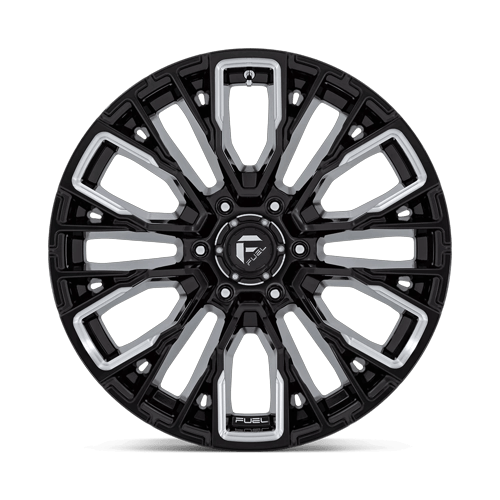 Fuel Off-Road Aluminum Wheels 20X9 Rebar D849 Gloss Black Milled