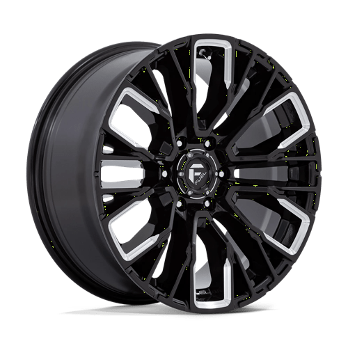 Fuel Off-Road Aluminum Wheels 20X9 Rebar D849 Gloss Black Milled