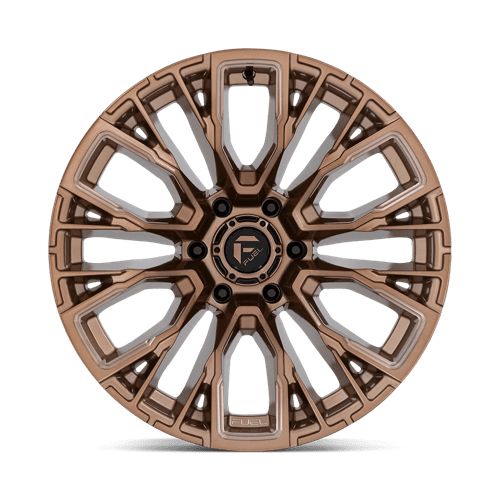 Fuel Off-Road Aluminum Wheels 20X9 Rebar D850 Platinum Bronze Milled