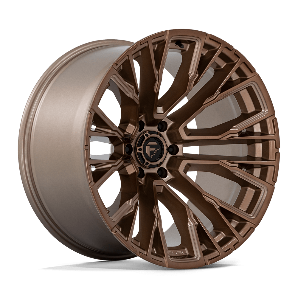 Fuel Off-Road Aluminum Wheels 22X12 Rebar D850 Platinum Bronze Milled