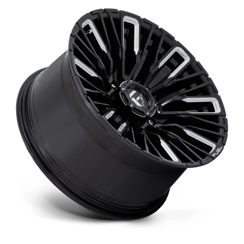 Fuel Off-Road Aluminum Wheels 20X10 Rebar D849 Gloss Black Milled