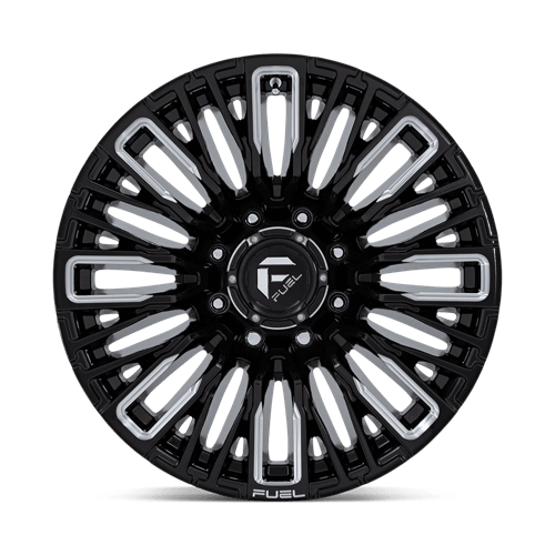 Fuel Off-Road Aluminum Wheels 20X10 Rebar D849 Gloss Black Milled