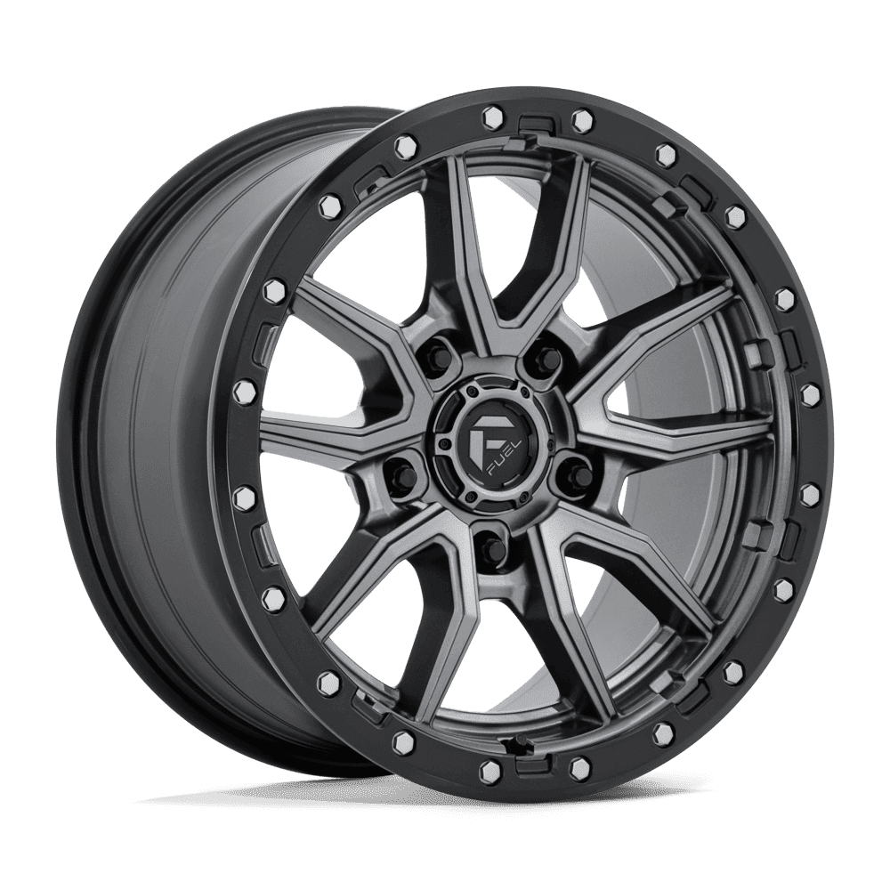 Fuel Off-Road D680 17X9 Matte Gunmetal Black Bead Ring 5x127 +1mm