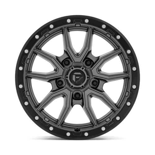 Fuel Off-Road D680 17X9 Matte Gunmetal Black Bead Ring 5x127 +1mm