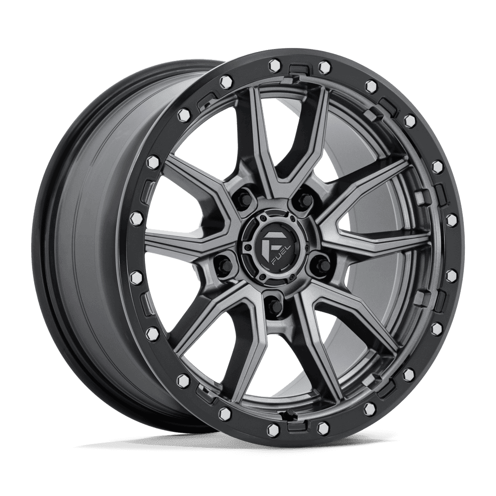 Fuel Off-Road D680 18X9 Matte Gunmetal Black Bead Ring 5x127 +1mm