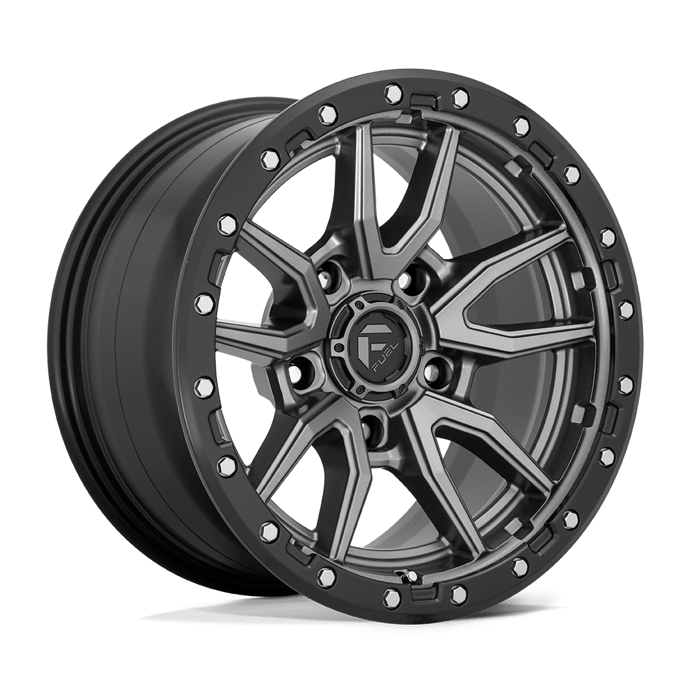 Fuel Off-Road D680 18X9 Matte Gunmetal Black Bead Ring 5x139.7 -12mm